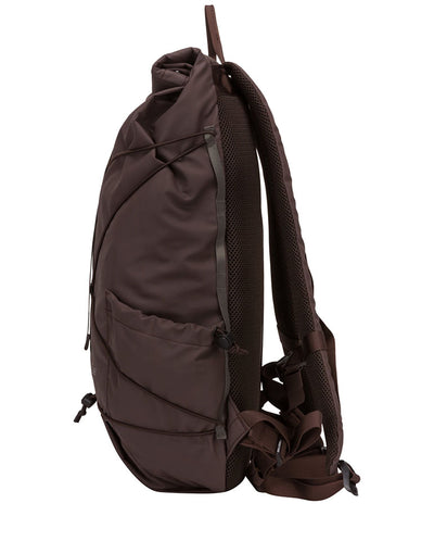 DAYLE ROLL TOP BACKPACK 21/25L - DARK BROWN