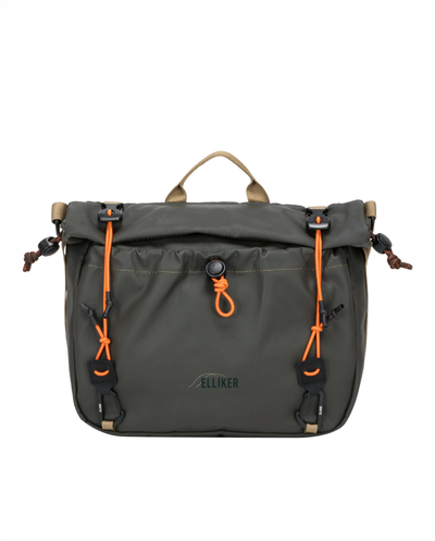 NIDDER ROLL TOP CROSSBODY BAG 6L - Dark Green