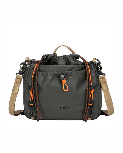 NIDDER ROLL TOP CROSSBODY BAG 6L - Dark Green