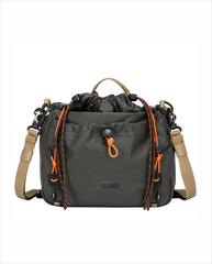 NIDDER ROLL TOP CROSSBODY BAG 6L - Dark Green