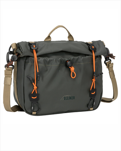 NIDDER ROLL TOP CROSSBODY BAG 6L - Dark Green