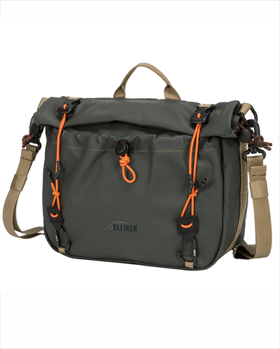 NIDDER ROLL TOP CROSSBODY BAG 6L - Dark Green