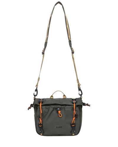 NIDDER ROLL TOP CROSSBODY BAG 6L - Dark Green