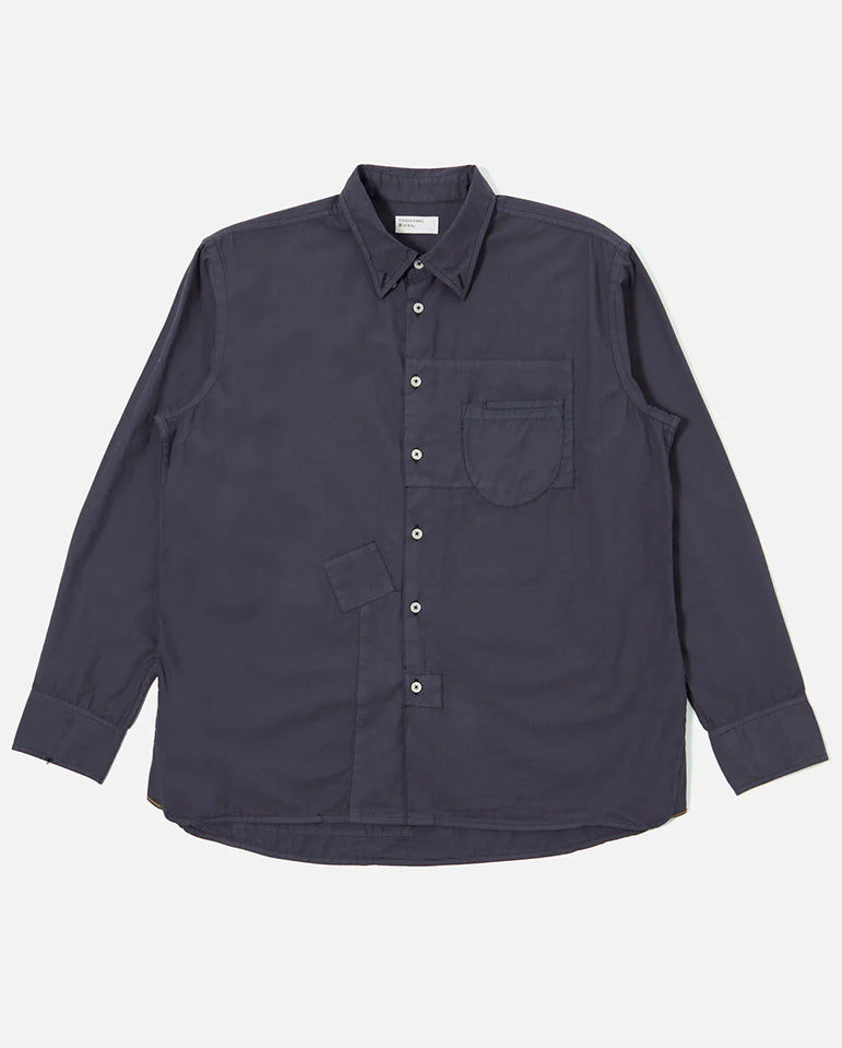 PATCHED LAZY DAY SHIRT - Navy