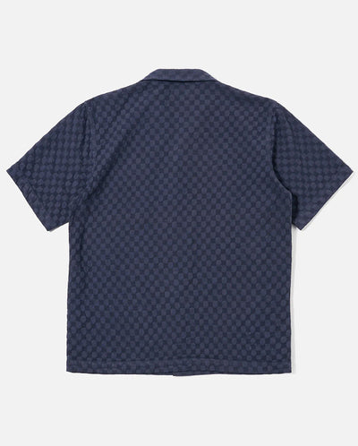 ROAD SHIRT - NAVY Dot Waffle