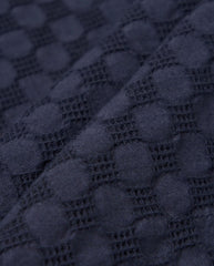 ROAD SHIRT - NAVY Dot Waffle