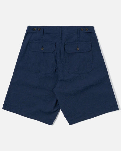 CLEAN SHORT - NAVY DERBY STRIPE