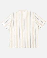 ROAD SHIRT - ECRU/NAVY/SAND STRIPE