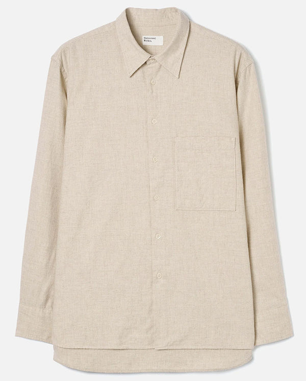 Square Pocket Shirt - Ecru