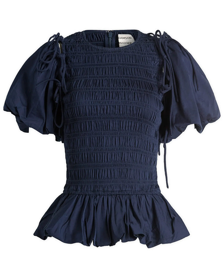 Becca Multi Way Blouse - Navy