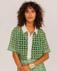 Flavia Goya Blouse - Green