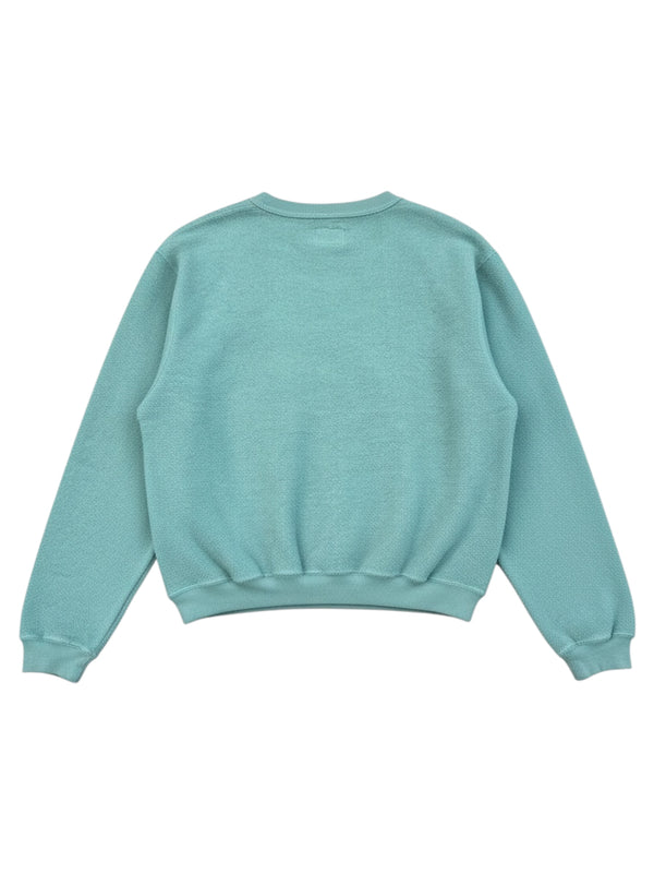 Hina Reverse Crew Neck Sweat - Sagebrush Green