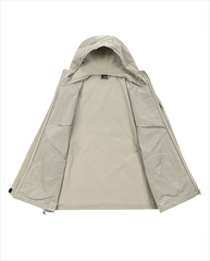 ARKLE ZIP RIPSTOP JACKET - Stone