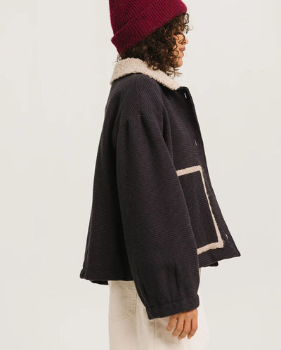 Milo Jacket - Navy check