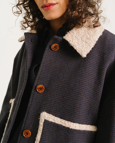 Milo Jacket - Navy check