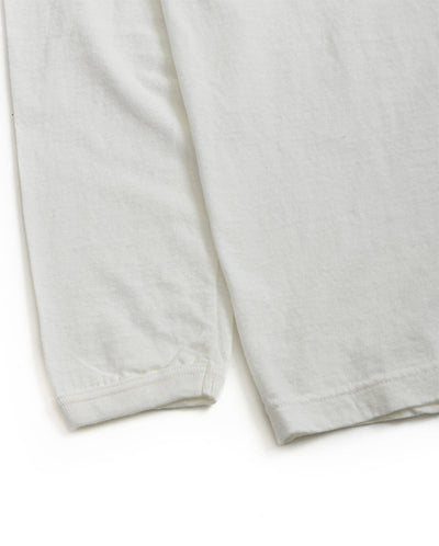 Haleiwa Long Sleeve Tee Off White