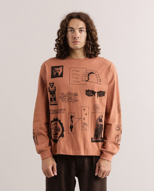 Cluster tee - Terracotta