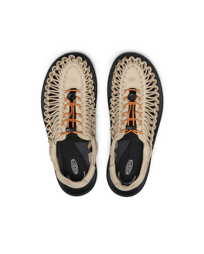 Mens Uneek Sandal - SAFARI/ORANGE PEEL