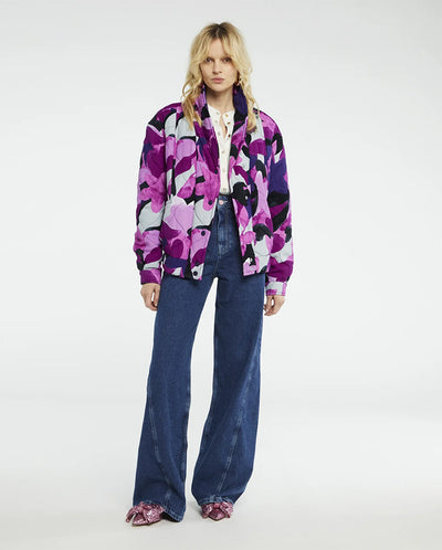 Quincy Printed quilt Jacket Bubblegum Mist