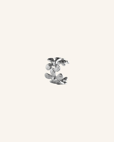 Wild Poppy Earcuff ( Single ) - SILVER