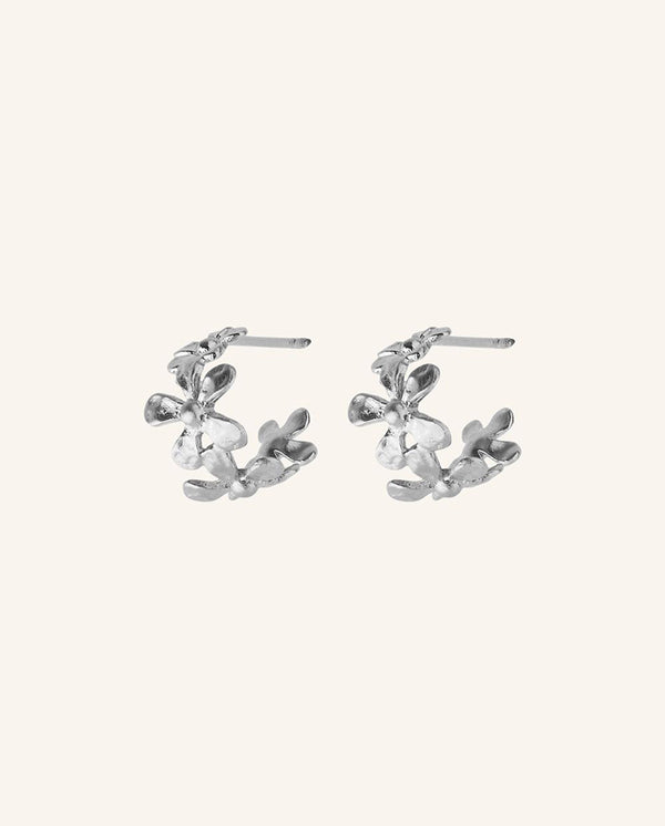 Wild Poppy Hoops SILVER