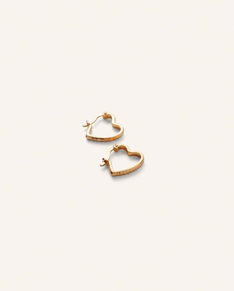 Small Affection Hoops - Gold