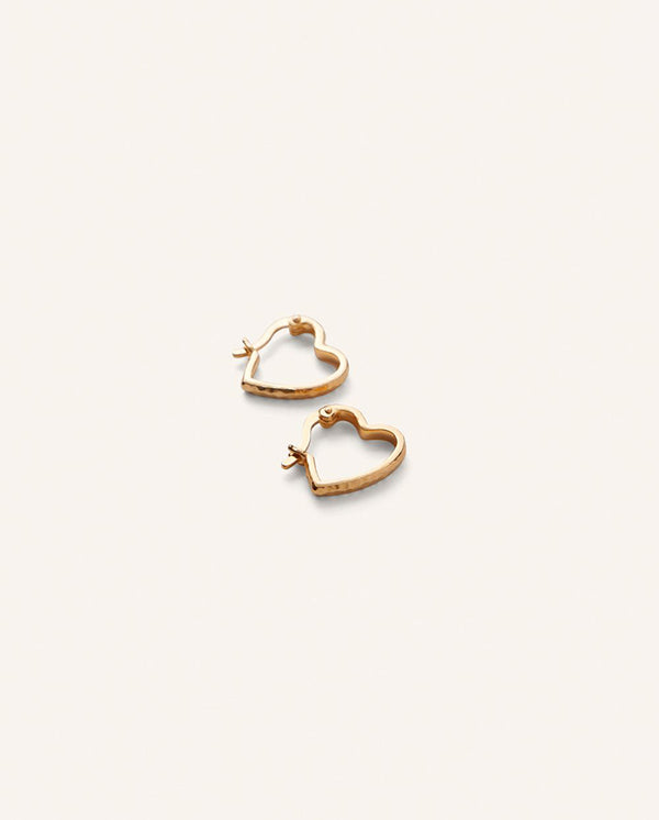 Small Affection Hoops - Gold