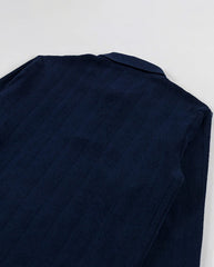 TEXTURED POLO - MARINE DEEP