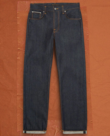 Regular Straight Kaihara Pure Indigo Openend Denim - Blue Rinsed