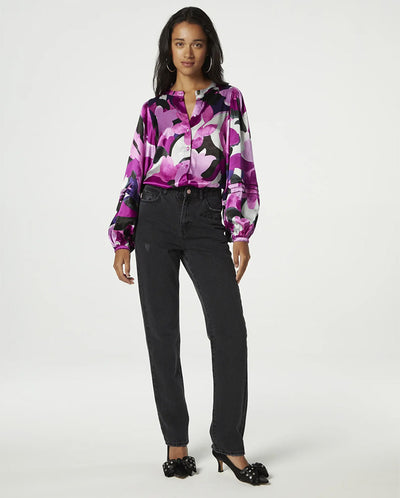 Hollie Printed Blouse Bubblegum Mist