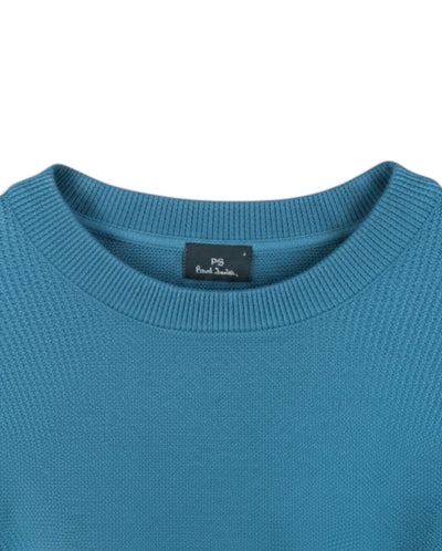 MENS CREW NECK SWEATER - Grey/Blue