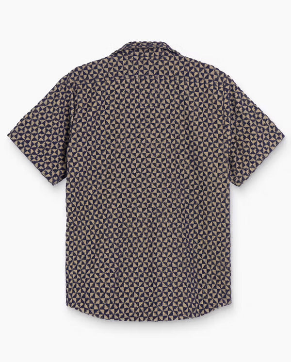 Puzzle Cuba Terry Shirt - Navy Sand