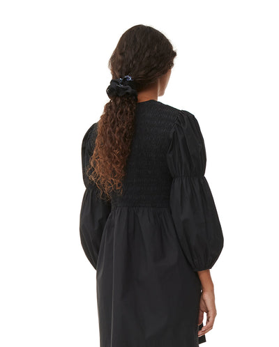 3D Jacquard Scrunchie BLACK