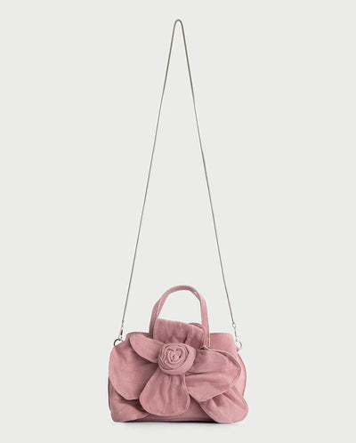 Orchidee Suede Bag - Pink