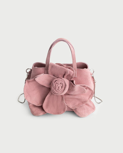 Orchidee Suede Bag - Pink
