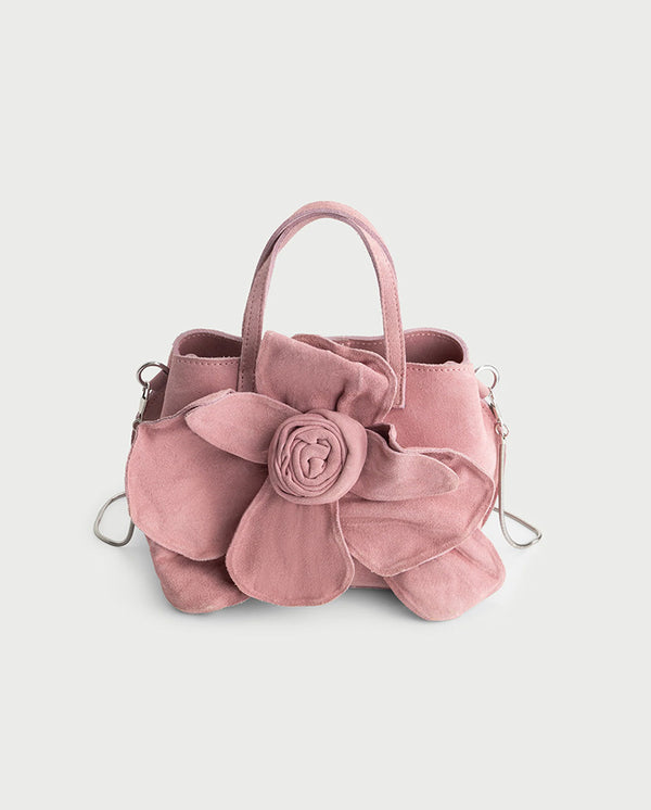 Orchidee Suede Bag - Pink