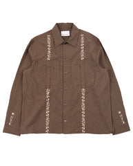 NEWELL SHIRT - COFFEE BROWN
