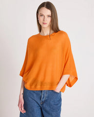 Benedicta Kimono Knit Orange Neon
