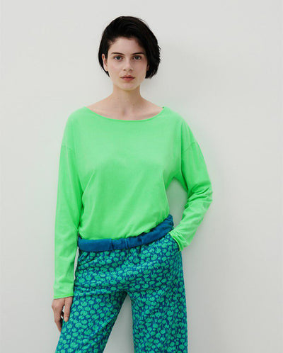 Aksun basic tee Green Flouro