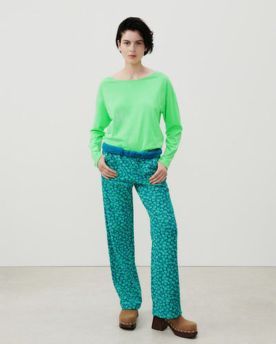 Aksun basic tee Green Flouro