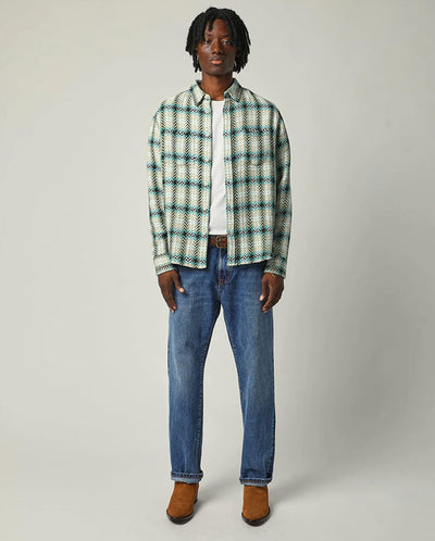 Acid Plaid Shirt Yeti - White