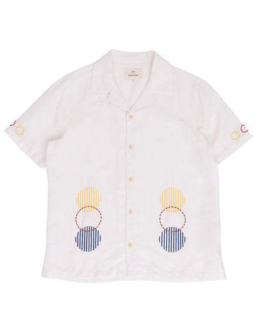 2 Tone Soft Collar Shirt Chalk