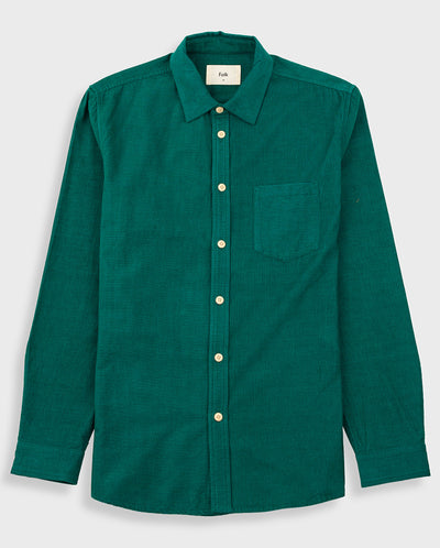 Direction Babycord Shirt - PHTHALO Green