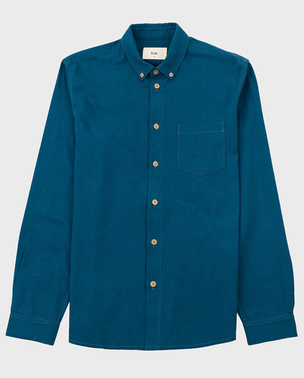 RELAXED FIT SHIRT - STORM BLUE