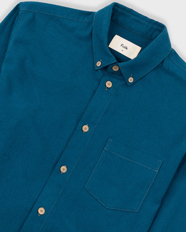 RELAXED FIT SHIRT - STORM BLUE