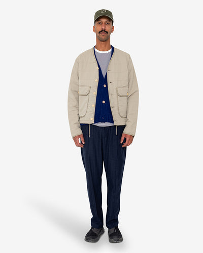Quilted Liner Jacket - Smoke Grey