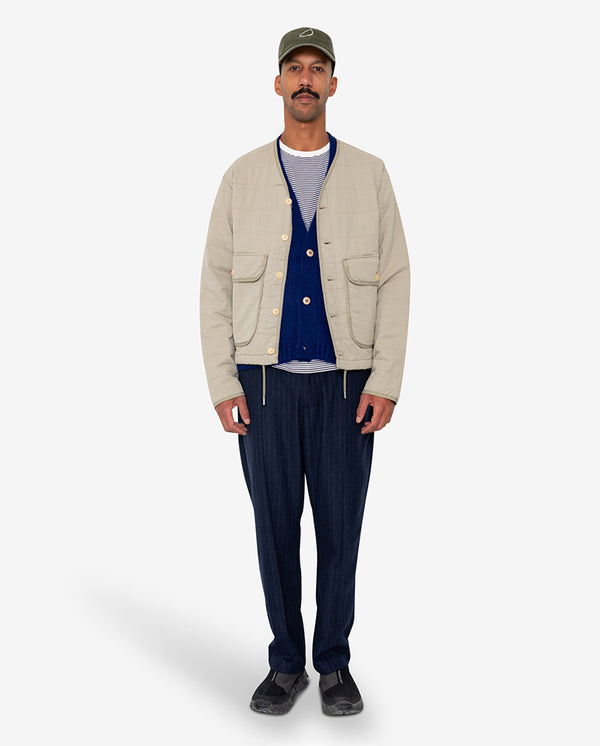 Quilted Liner Jacket - Smoke Grey