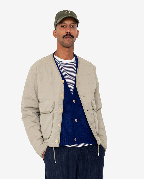 Quilted Liner Jacket - Smoke Grey