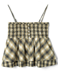 Azalea Cami - Cardamon Check Mixed