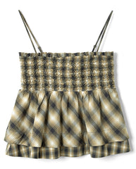 Azalea Cami - Cardamon Check Mixed